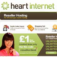 Heart internet Linux Reseller Hosting offers