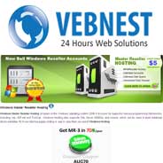 Vebnest Windows Reseller Hosting