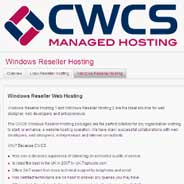 CWCS Cheap Windows Reseller Hosting